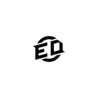 ed Prämie Esport Logo Design Initialen Vektor