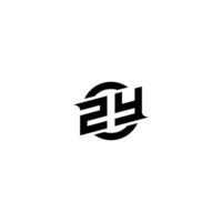 zy Prämie Esport Logo Design Initialen Vektor