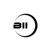 bii Brief Logo Design, Inspiration zum ein einzigartig Identität. modern Eleganz und kreativ Design. Wasserzeichen Ihre Erfolg mit das auffällig diese Logo. vektor