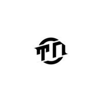 tn Prämie Esport Logo Design Initialen Vektor