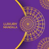 Luxus Mandala abstrakt Hintergrund mit Kreise vektor