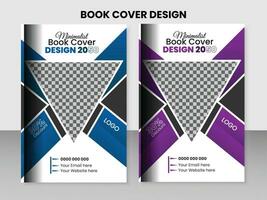konsultation, marknadsföring och multipurpose geometrisk företag broschyr eller bok omslag. vektor