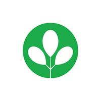 Moringa Logo Vektor Vorlage Symbol Natur