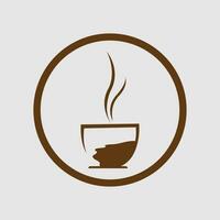 Kaffee Tasse Logo Vektor Symbol Illustration Design