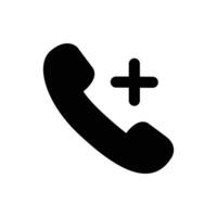 telefon ikon symbol för app och budbärare vektor