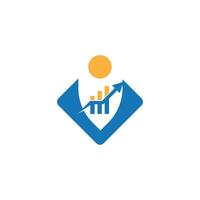 Geschäft Finanzen Logo Design Vektor Vorlage