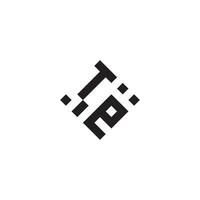 et geometrisch Logo Initiale Konzept mit hoch Qualität Logo Design vektor