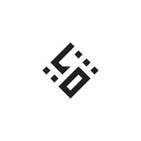 ol geometrisch Logo Initiale Konzept mit hoch Qualität Logo Design vektor