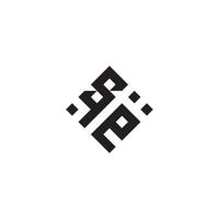 es geometrisk logotyp första begrepp med hög kvalitet logotyp design vektor