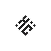 cx geometrisk logotyp första begrepp med hög kvalitet logotyp design vektor