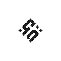 ac geometrisk logotyp första begrepp med hög kvalitet logotyp design vektor
