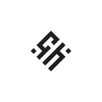 hc geometrisch Logo Initiale Konzept mit hoch Qualität Logo Design vektor