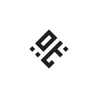 zu geometrisch Logo Initiale Konzept mit hoch Qualität Logo Design vektor