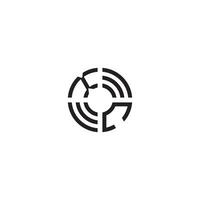 cx cirkel linje logotyp första begrepp med hög kvalitet logotyp design vektor