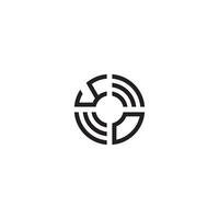 oy cirkel linje logotyp första begrepp med hög kvalitet logotyp design vektor