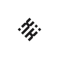 kx geometrisch Logo Initiale Konzept mit hoch Qualität Logo Design vektor