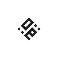 eo geometrisch Logo Initiale Konzept mit hoch Qualität Logo Design vektor