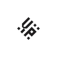 pv geometrisch Logo Initiale Konzept mit hoch Qualität Logo Design vektor