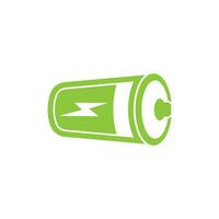 batteri logotyp ikon, vektor illustration design