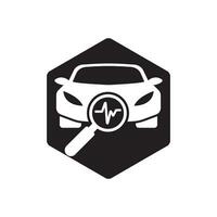 Auto Diagnostik, Symbol, Vektor Illustration