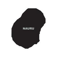 Nauru Karte Symbol vektor