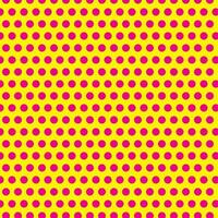 modern enkel abstrakt rosa Färg små cirkel polka punkt mönster på gul Färg bakgrund vektor