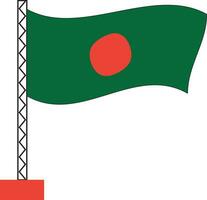Bangladesch Flagge kostenlos Vektor Datei