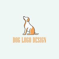 hundlogotypdesign vektor