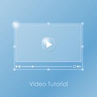 Video-Tutorial-Banner vektor