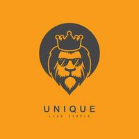 kunglig kung lejon krona symboler. stjärna lejon logotyp med premie lyx varumärke identitet ikon. vektor illustration.