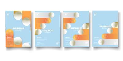Broschüre, Jahresbericht, Flyer-Design-Vorlagen. Vektorgrafiken für Business-Präsentationen, Geschäftspapiere, Corporate Document Cover und Layout-Vorlagen-Designs. vektor