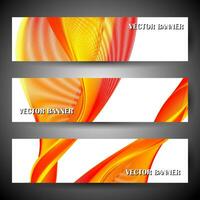 Banner oder Startseite Design, schön abstrakt Farbe Vektor Header Designs