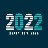 Frohes neues Jahr 2022 Banner vektor