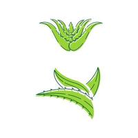 aloe vera vektor ikon design illustration