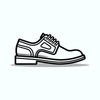 Mann Schuhe. Oxford Schuhe. Sport Laufen Schuhe. unisex Mode Symbol Illustration vektor