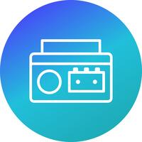 cassette player vector icon