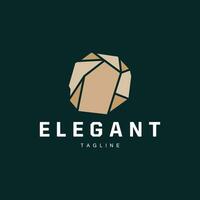 Juwel Diamant Vorlage Illustration Edelstein Logo Design Linie vektor