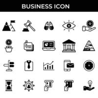 Business Icon Set Vektor