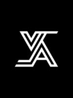 vs Monogramm Logo Vorlage vektor