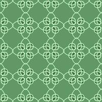 Grün Olive Farbe Jahrgang Blumen- Innere Mandala nahtlos eben Design Hintergrund vektor