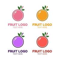 Obst Saft Logo einfach Konzept Design Vektor Illustration