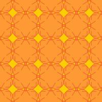 orange gul ljus guld ljus mandala årgång blommig interiör sömlös platt design bakgrund vektor