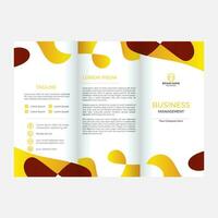 vektor minimal företags- trifold broschyr mall design