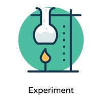 modisch Wissenschaft Experiment vektor