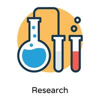 trendige Chemiekonzepte vektor