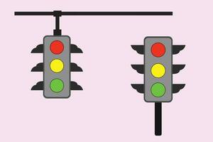 trafik ljus ikon vektor illustration.