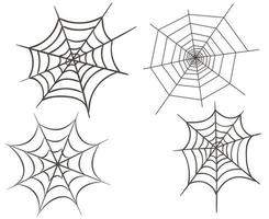 spindel svarta objekt tecken symboler vektor illustration abstrakt med vit bakgrund