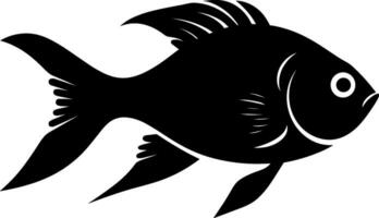 Fisch Vektor Symbol. Meer Essen Illustration Symbol. Bauernhof Element Logo. ai generiert Illustration.