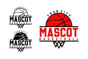 Basketball Logo Design Vektor Illustration Vorlage