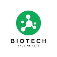 bio tech logotyp vektor illustration mall ikon grafisk design